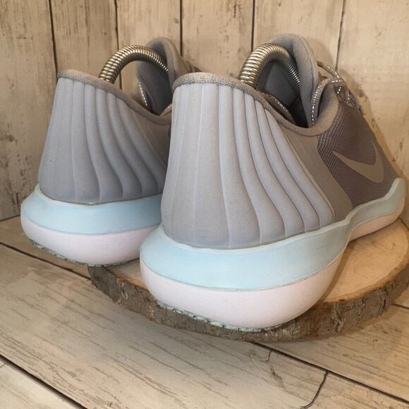 Nike Flex Supreme TR5 Womens Sz 10 Running Training Shoes Sneakers Blue White - Picture 6 of 10